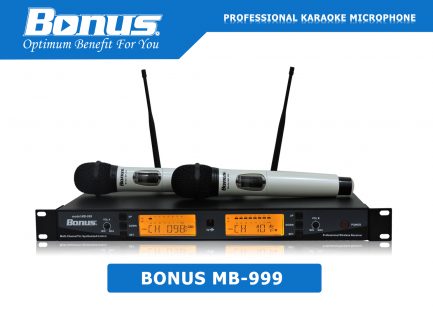 Micro karaoke không dây Bonus MB-999 chuyên nghiệp.