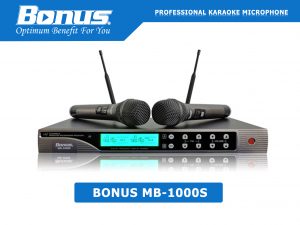 Micro karaoke không dây Bonus MB-1000S chuyên nghiệp.