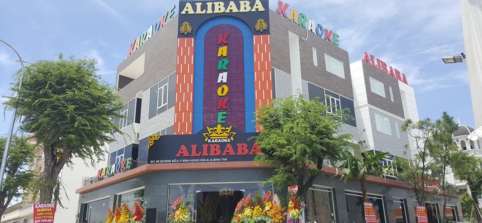 Công trình thi công phòng karaoke Alibaba Bình Tân