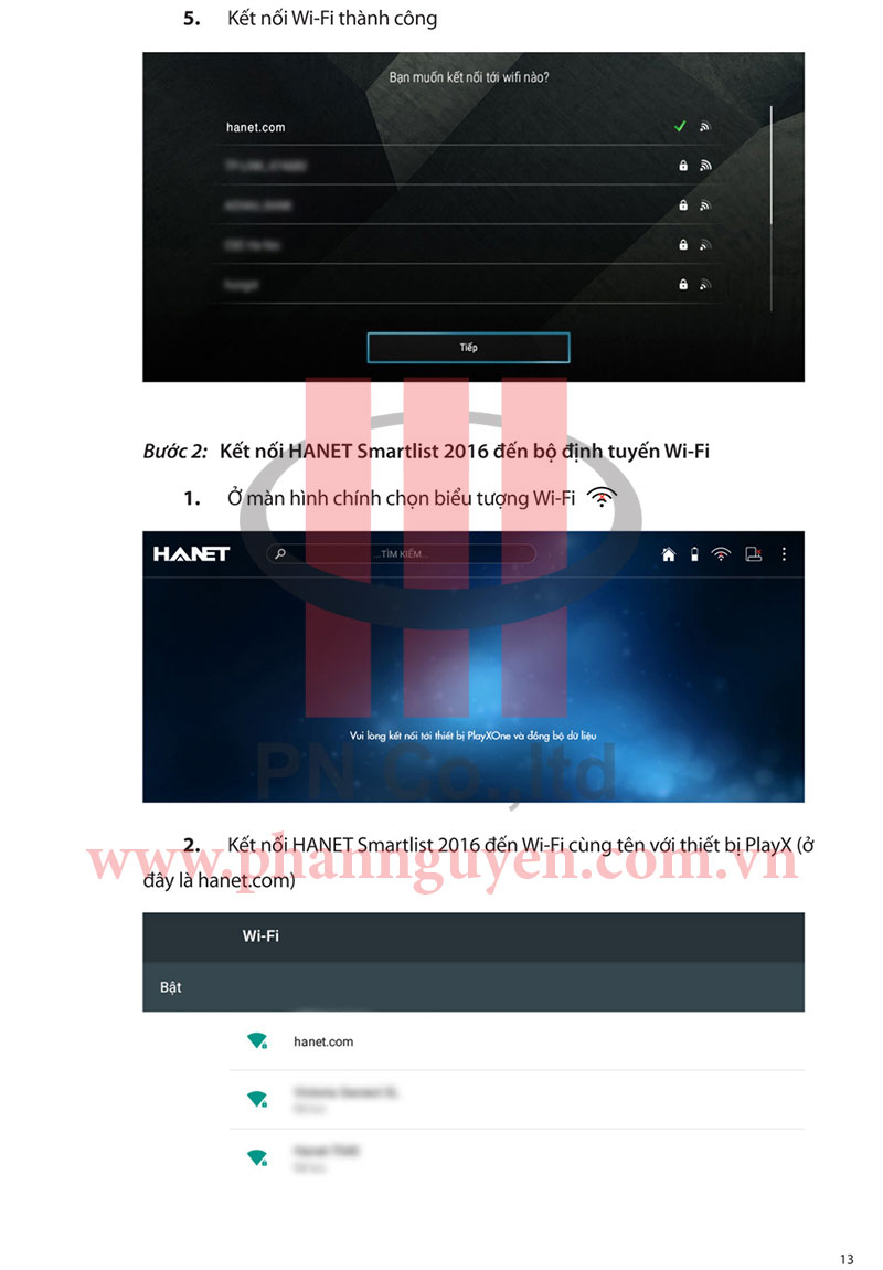 Hướng dẫn sử dụng Tablet Hanet Smartlist