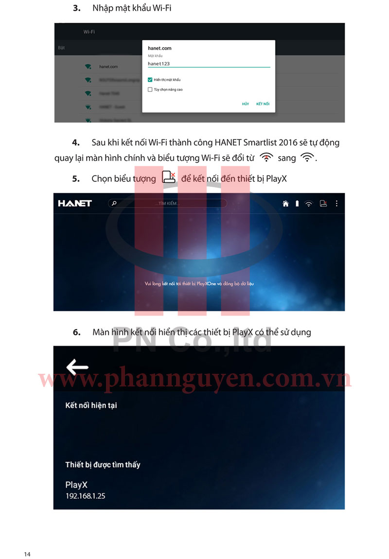 Hướng dẫn sử dụng Tablet Hanet Smartlist