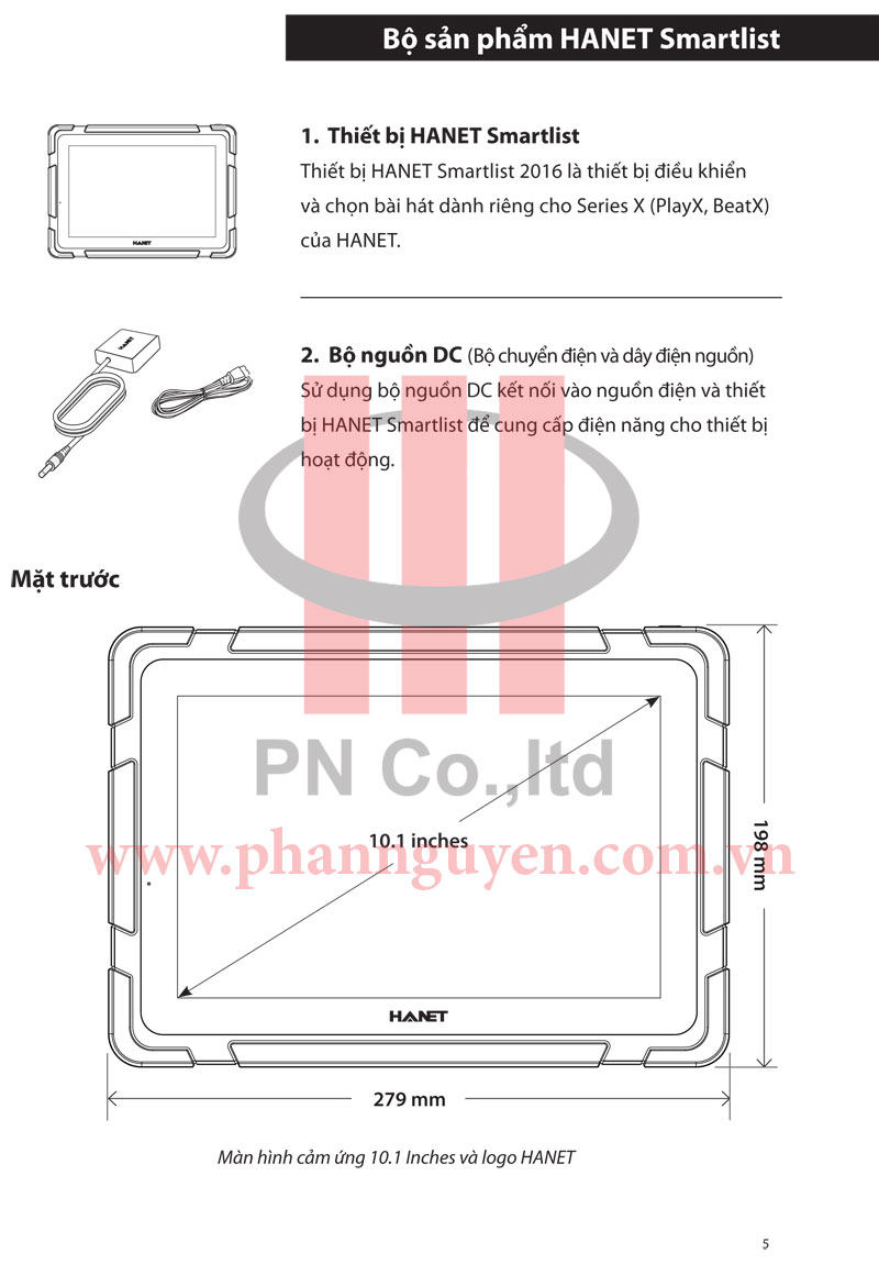 Hướng dẫn sử dụng Tablet Hanet Smartlist