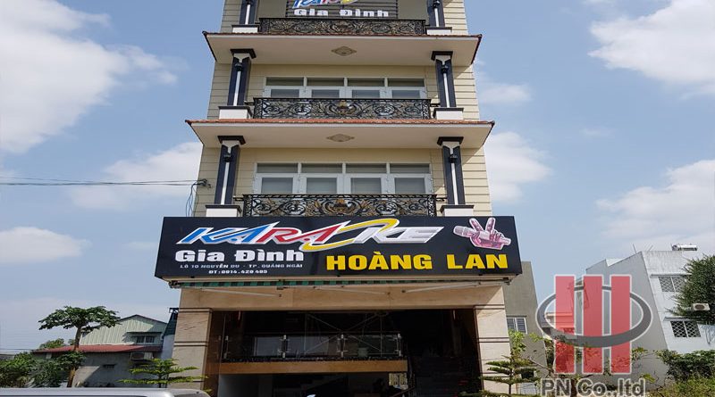 Công trình thi công âm thanh nội thất karaoke chuyên nghiệp tại Karaoke Hoàng Lan Quãng Ngãi