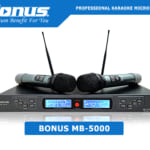Micro karaoke không dây Bonus MB-5000 chuyên nghiệp.