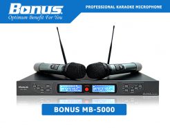 Micro karaoke không dây Bonus MB-5000 chuyên nghiệp.