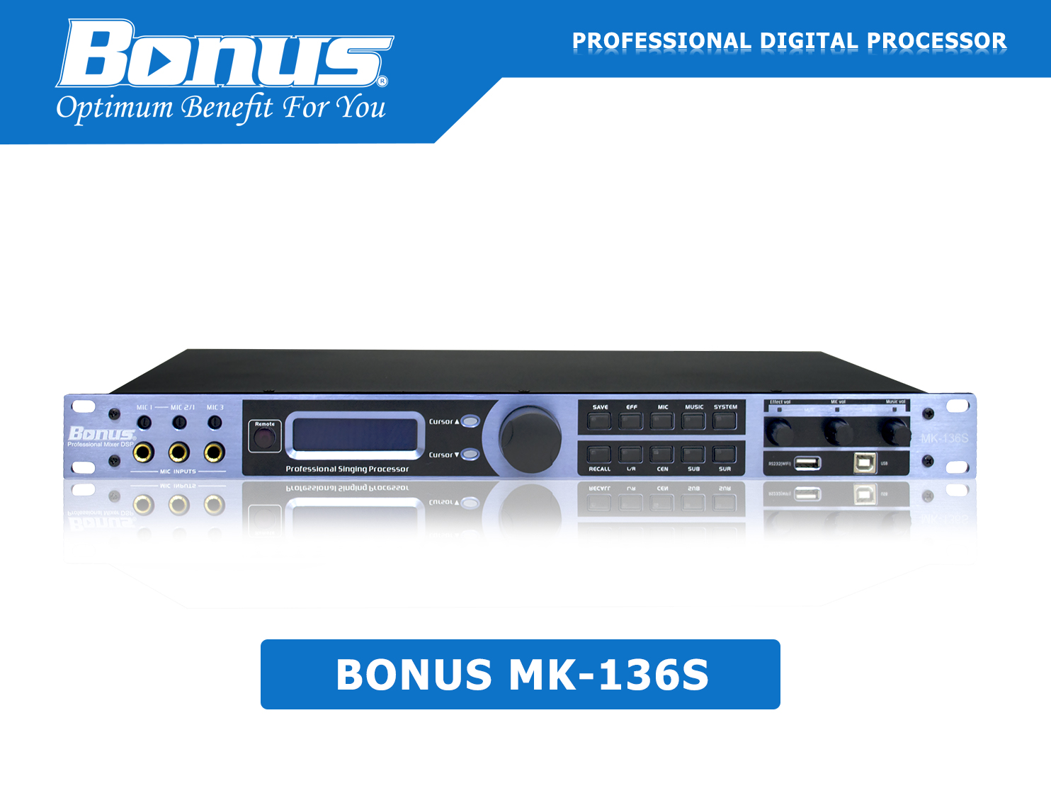 Vang số, mixer digital karaoke Bonus MK-136S
