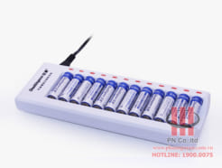Bộ sạc pin 12 viên DoublePow DP-K12