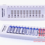 Bộ sạc pin 12 viên DoublePow DP-K12