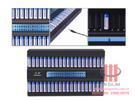 Bàn sạc pin 40 viên DoublePow DP-K50