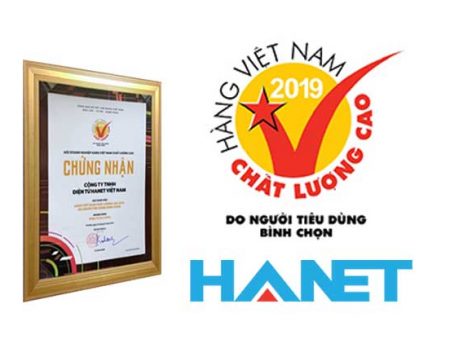 Hanet karaoke đạt chứng nhận Hàng Việt Nam chất lượng cao năm 2019
