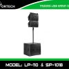 Loa line array passive Fortech Model: LP-110  & SP-1018