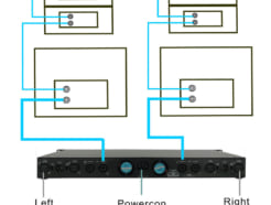 Loa line array passive Fortech Model: LP-110 & SP-1018