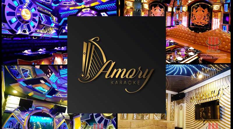 Công trình thi công hệ thống âm thanh chuyên nghiệp Karaoke AMORY - Q.5