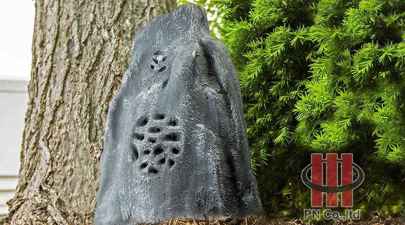 Loa giả đá sân vườn