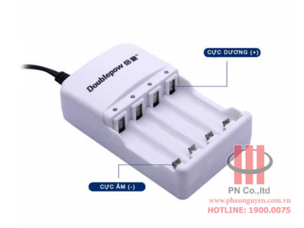 Bộ sạc pin thông minh 4 viên doublepow dp-k02