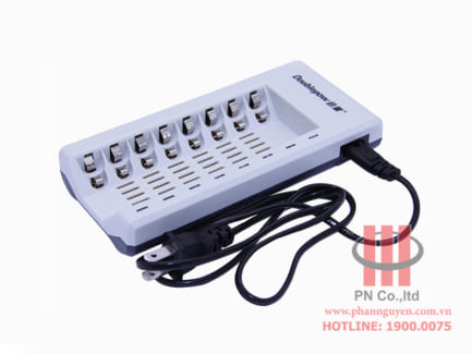 Bộ sạc pin thông minh 8 viên doublepow dp-k18