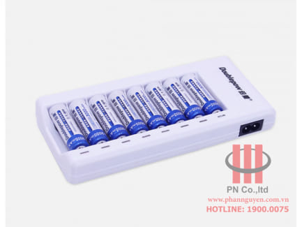 Bộ sạc pin thông minh 8 viên doublepow dp-k18 Bộ sạc pin thông minh 8 viên doublepow dp-k18