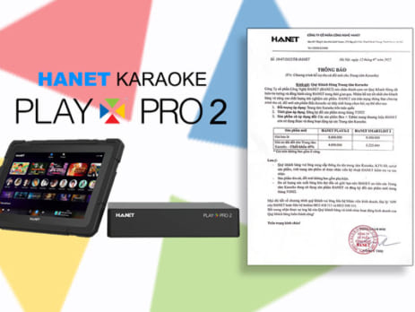 Thông báo đổi thiết bị Hanet PlayX Pro 2