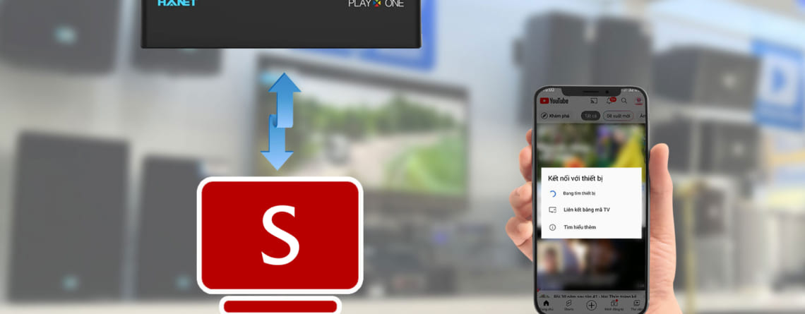 Hướng dẫn kết nối điện thoại và đầu Hanet bằng phần mềm Smart Youtube TV trên đầu Hanet