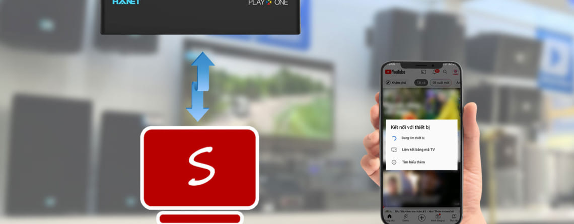 Hướng dẫn kết nối điện thoại và đầu Hanet bằng phần mềm SmartTube Next trên đầu Hanet