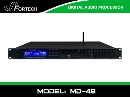 Fortech MD-48 4 in 8 out Thiết bị xử lý âm thanh All in One cao cấp.