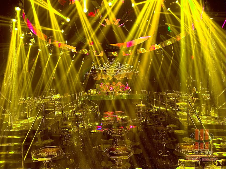 Dự án thi công âm thanh - ánh sáng - nội thất New Dahila Club