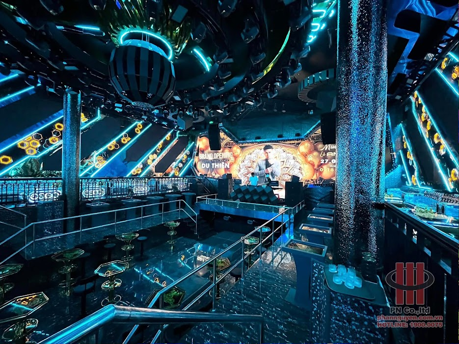 Dự án thi công âm thanh - ánh sáng - nội thất New Dahila Club