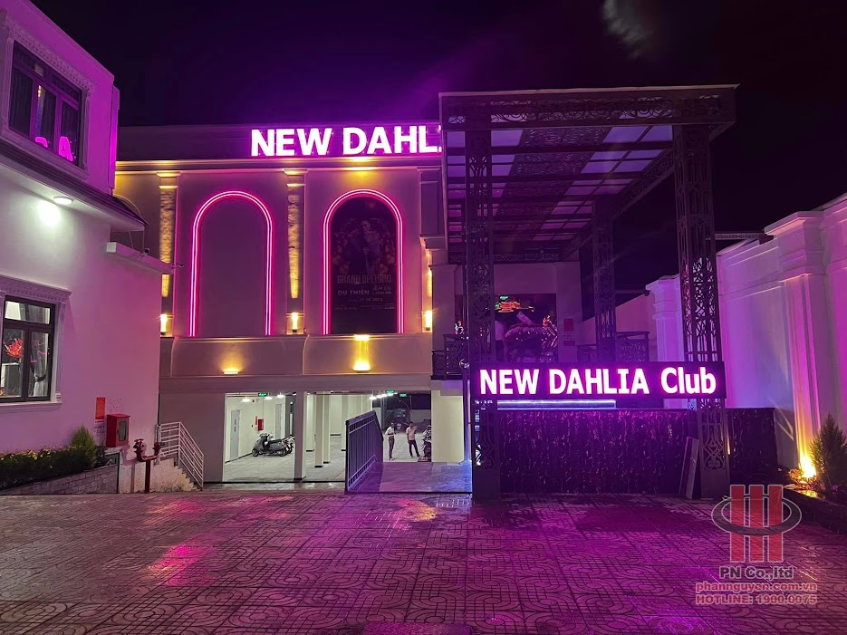 Dự án thi công âm thanh - ánh sáng - nội thất New Dahila Club