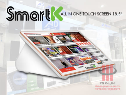 Đầu karaoke online SmartK ALL IN ONE cảm ứng điện dung 18,5"