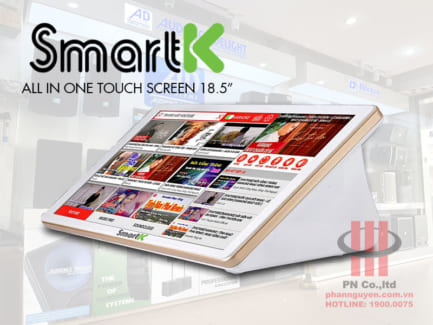 Đầu karaoke online SmartK ALL IN ONE cảm ứng điện dung 18,5"