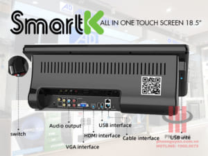 Đầu karaoke online SmartK ALL IN ONE cảm ứng điện dung 18,5"