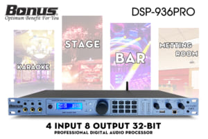 Vang số Bonus Audio DSP=936 Pro 4 in 8 out