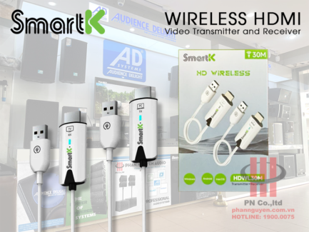 Bộ thu phát HDMI SmartK không dây Full HD 30m