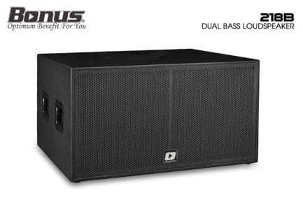 Loa sub hơi đôi Bonus Pro-218