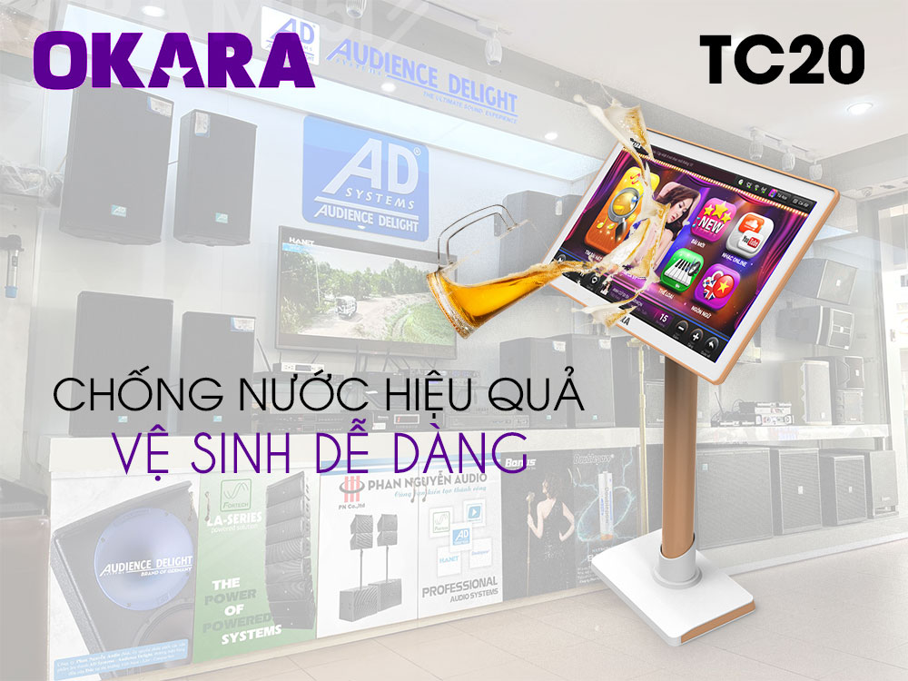 MÀN HÌNH CẢM ỨNG ĐIỆN DUNG ĐA ĐIỂM OKARA TC20