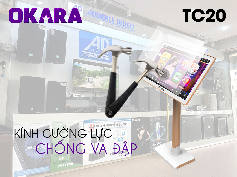 MÀN HÌNH CẢM ỨNG ĐIỆN DUNG ĐA ĐIỂM OKARA TC20