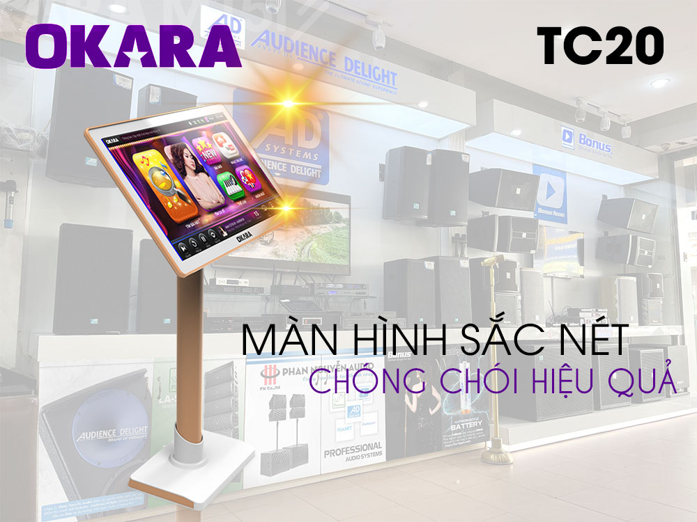 MÀN HÌNH CẢM ỨNG ĐIỆN DUNG ĐA ĐIỂM OKARA TC20