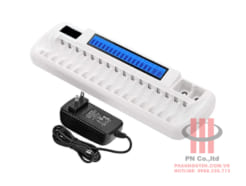 Bộ sạc 16 viên pin thông minh MP VIP-1680C tự ngắt khi đầy