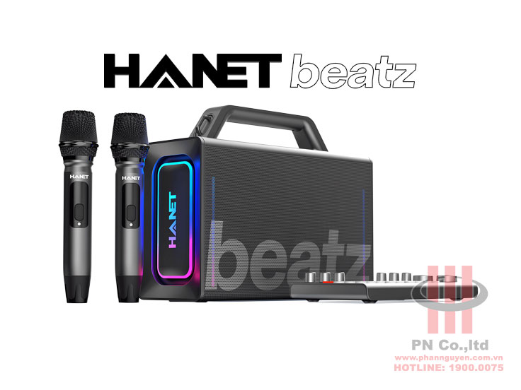 Loa karaoke Bluetooth Hanet BeatZ kèm mixer bàn đa năng